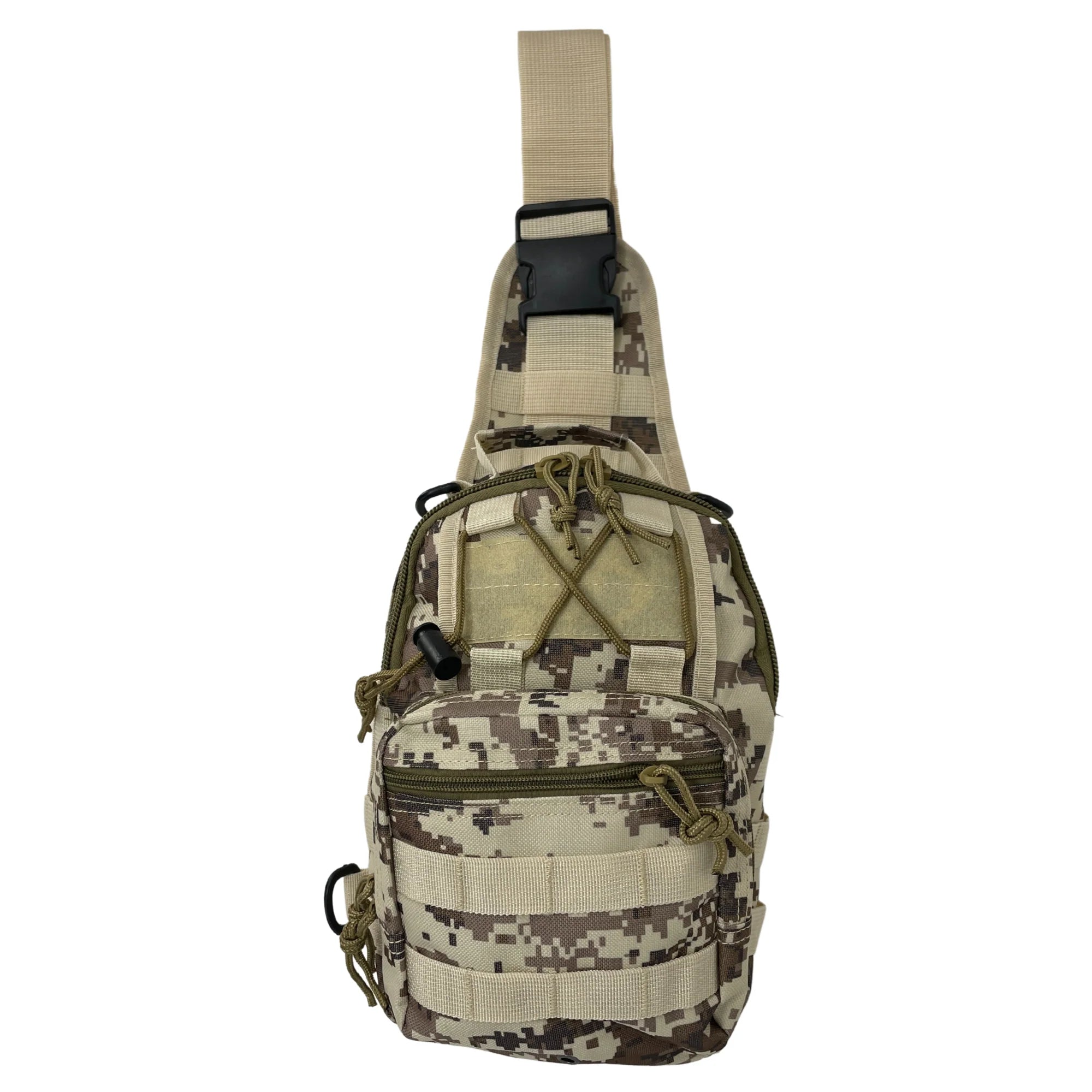 Jupitergear Tactical Military Sling Backpack Shoulder Bag Molle Outdoor Daypack Backpack with Adjustable Strap