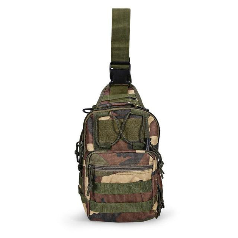 Jupitergear Tactical Military Sling Backpack Shoulder Bag Molle Outdoor Daypack Backpack with Adjustable Strap
